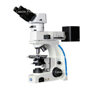 O microscópio de polarização binocular LP-202 para observa e pesquisa a matéria que têm características da refração do doube