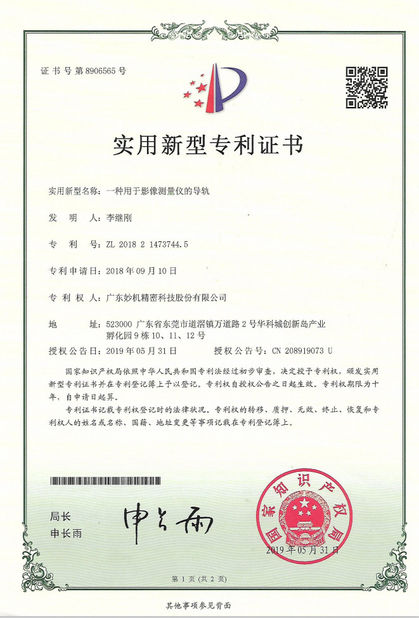 China Leader Precision Instrument Co., Ltd Certificações